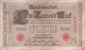 1000 Mark 1908 MA ro.36